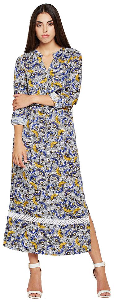 

OXOLLOXO Blue Printed Maxi dress