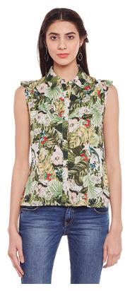 

Oxolloxo Women Multi Solid Regular Fit Shirt