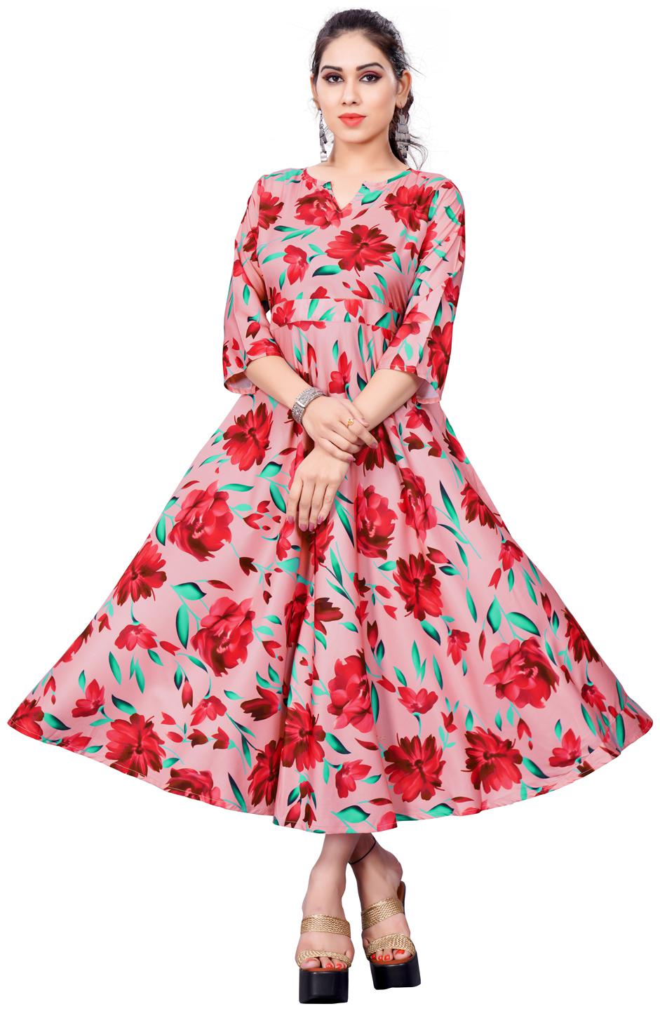 

Florence Crepe Stitched Only Gown Pink