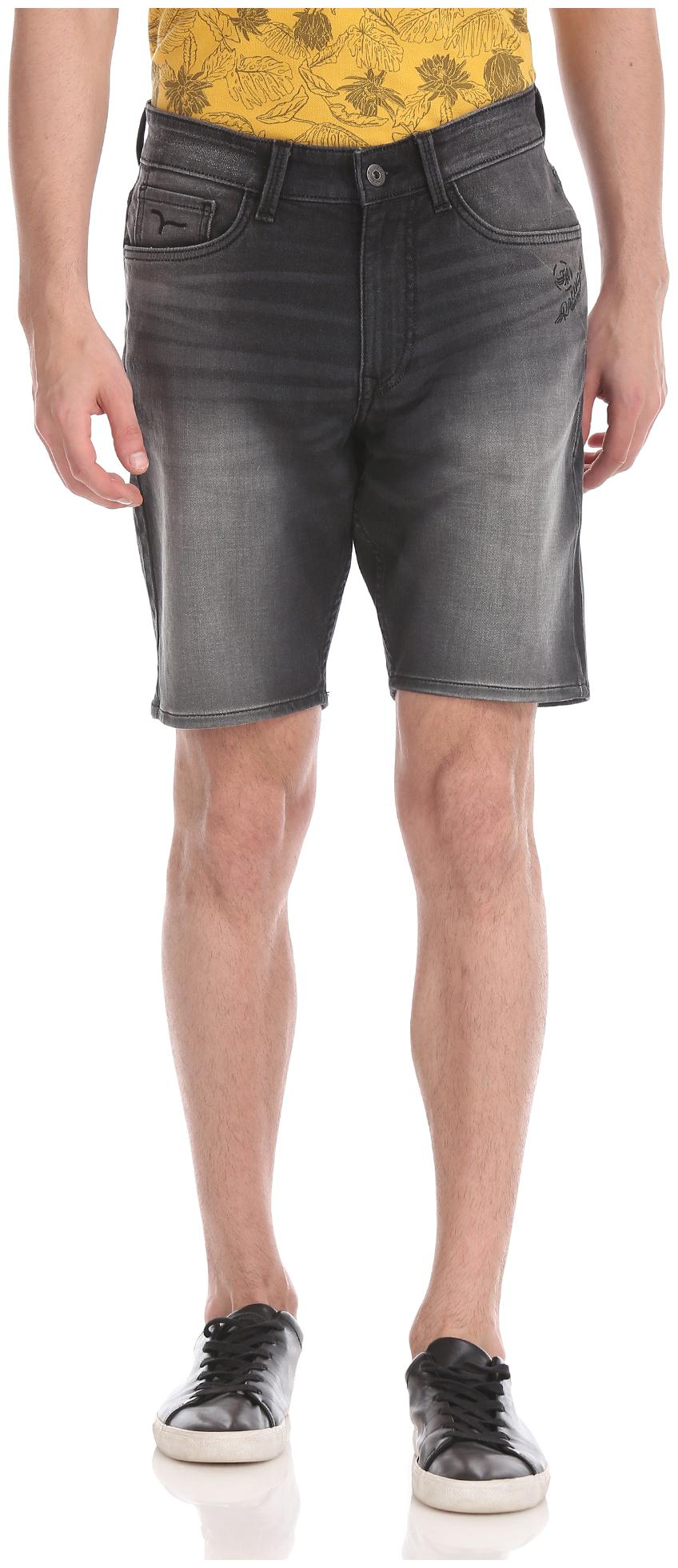 flying machine denim shorts