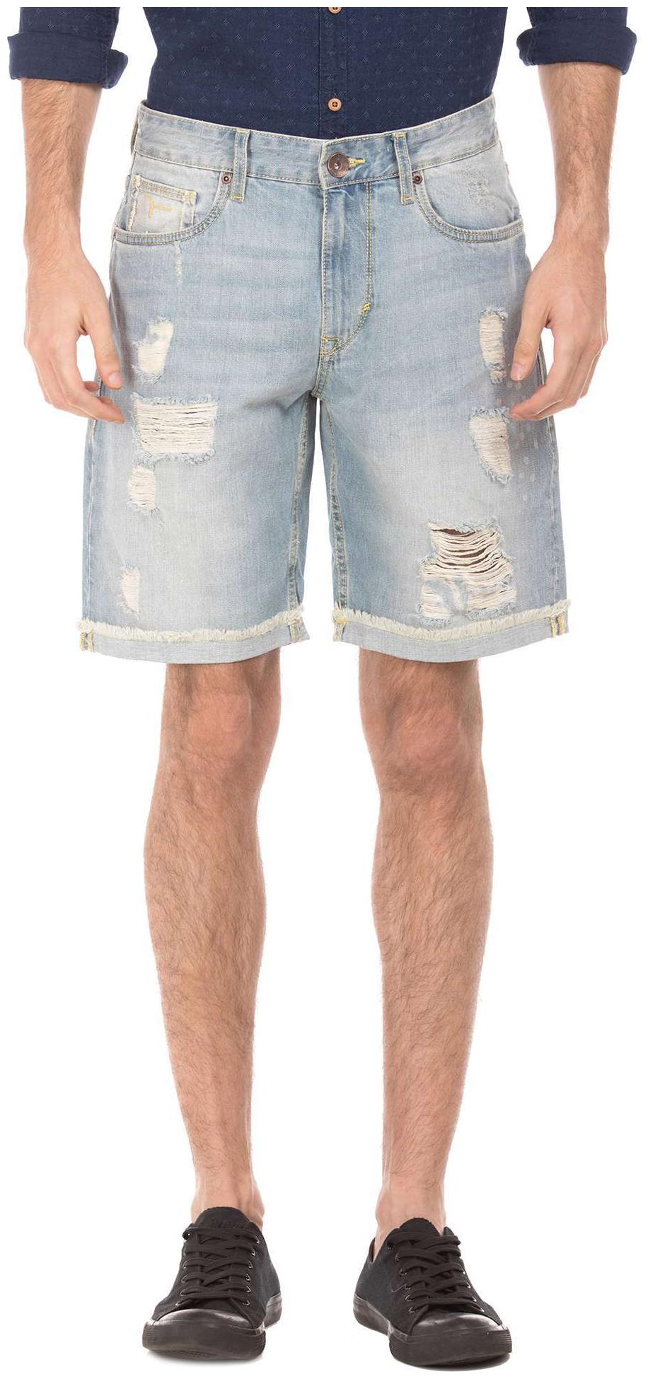 flying machine denim shorts