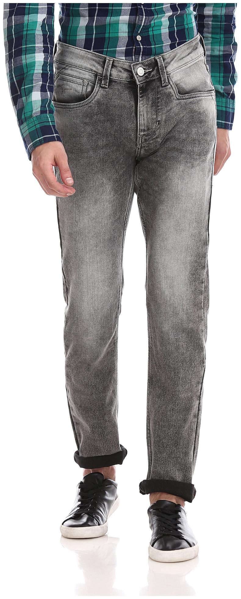 

Flying Machine Men Grey Skinny Fit Jeans