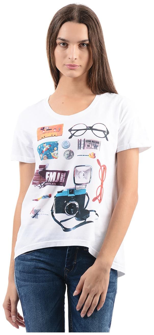 Flying Machine Women Casual T-Shirt