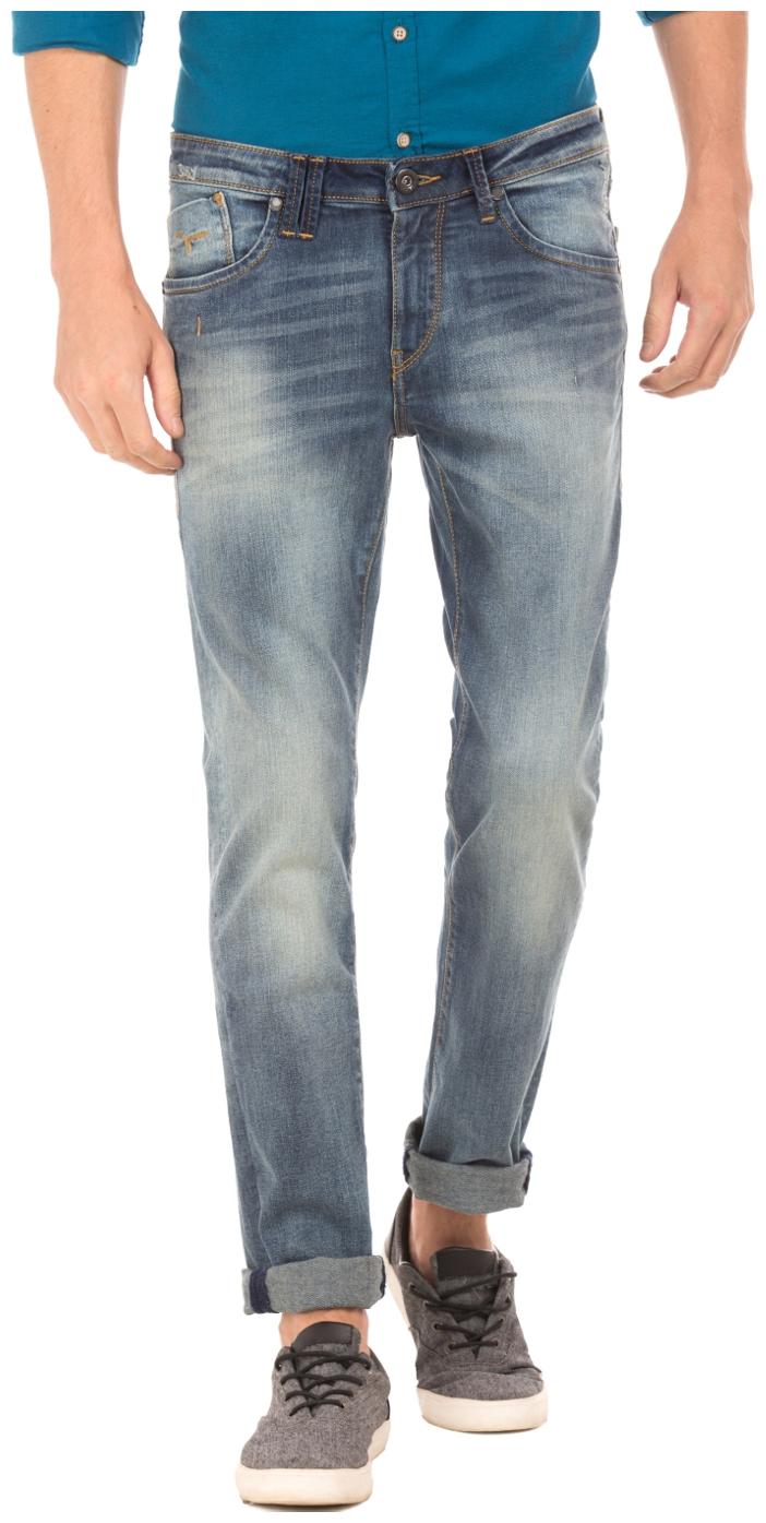 

Flying Machine Men Grey Slim Fit Jeans