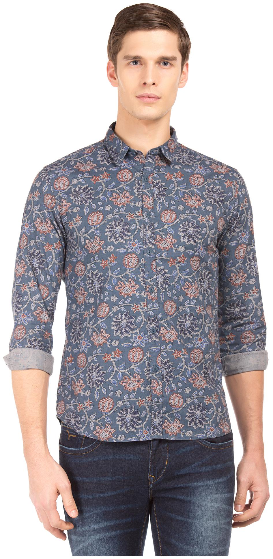 

Flying Machine Men Multi Floral Slim Fit Casual Shirt