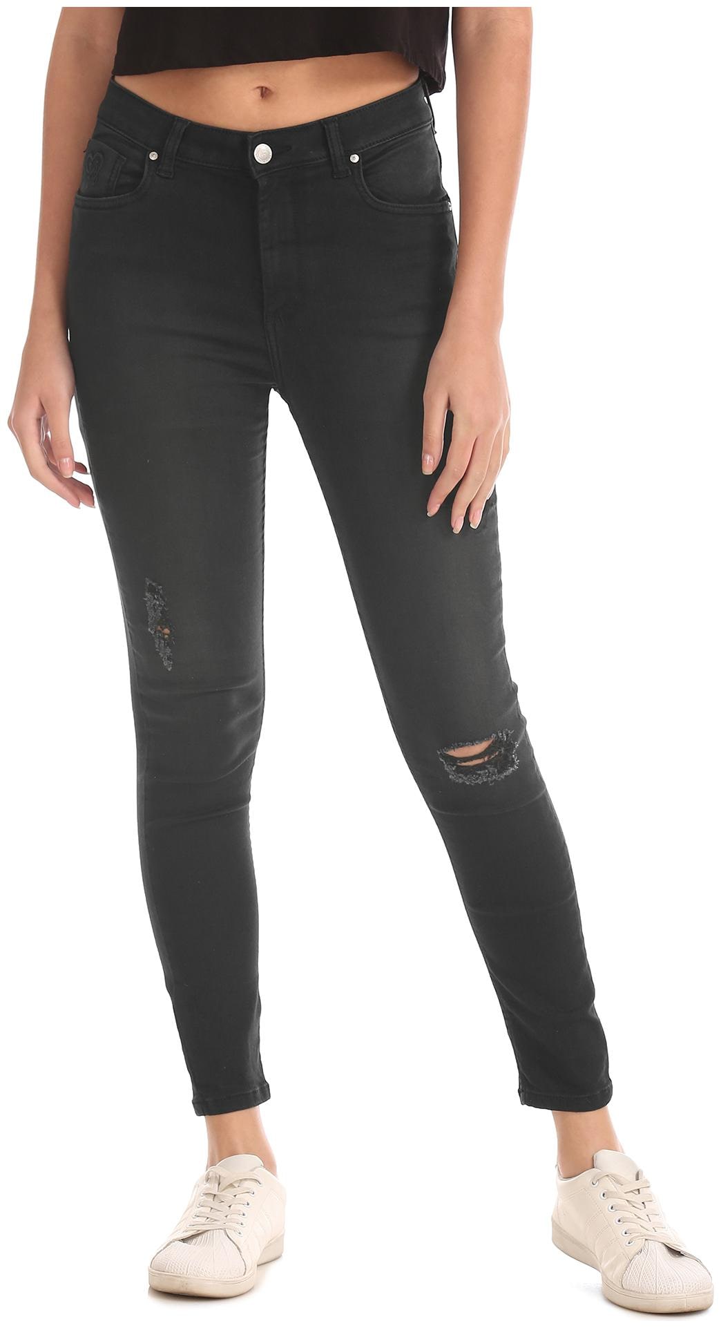 

Flying Machine Women Black Skinny fit Jeans