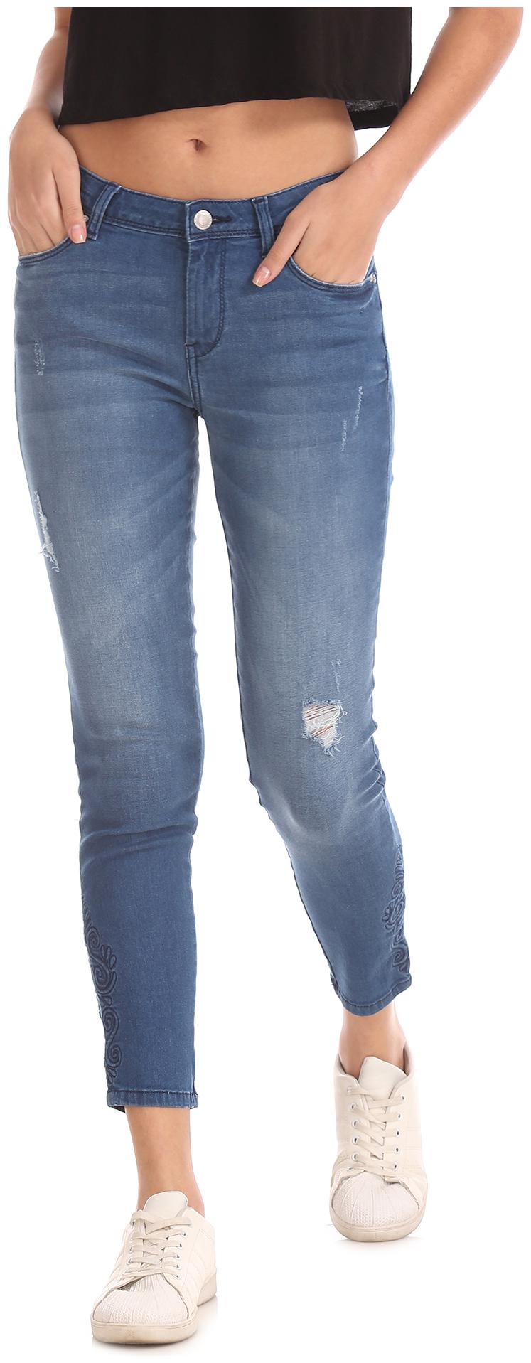 

Flying Machine Women Blue Skinny fit Jeans