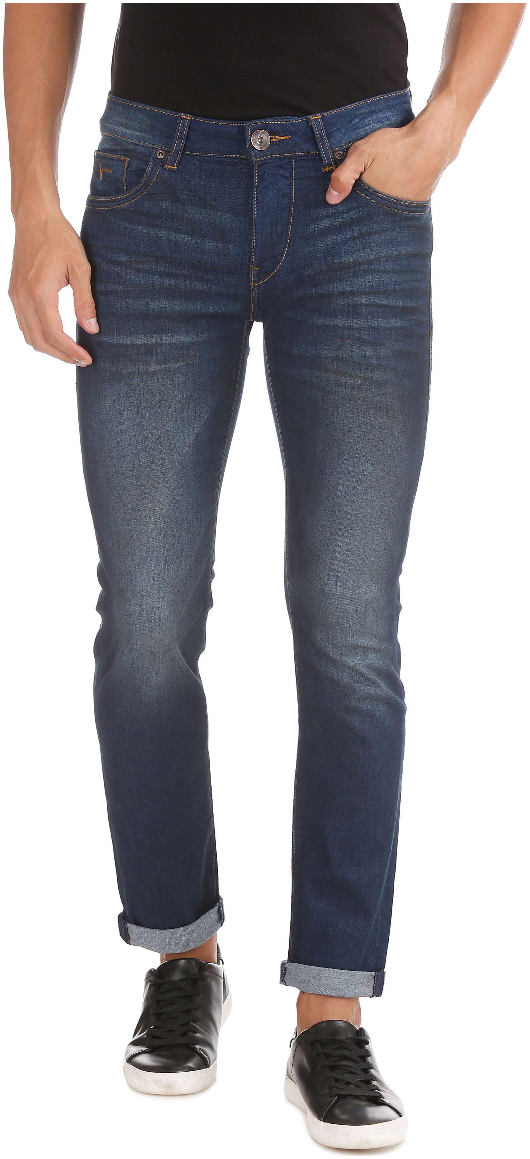 

Flying Machine Men Blue Slim Fit Jeans