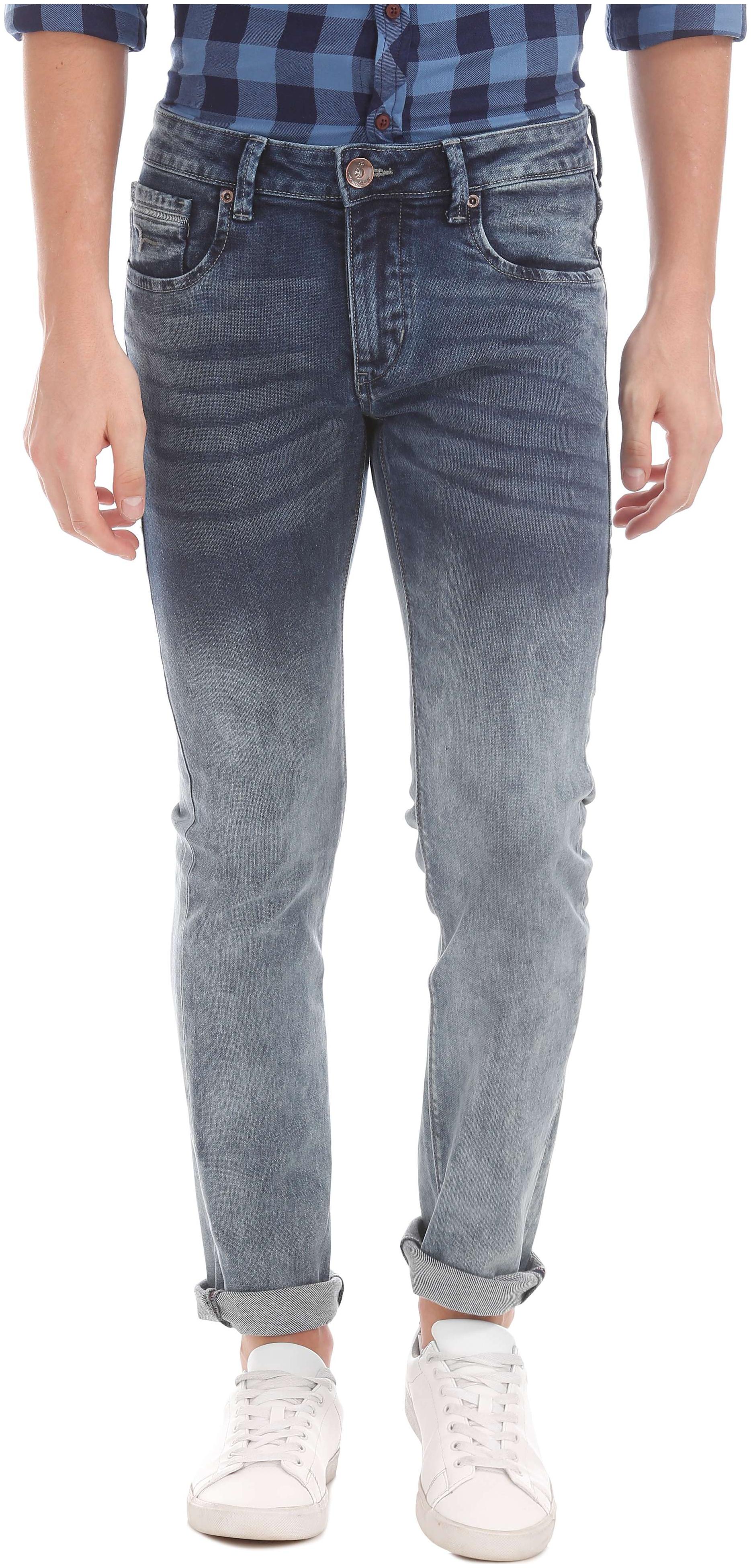 

Flying Machine Men Blue Skinny Fit Jeans
