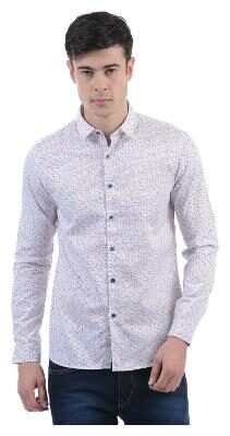 

Flying Machine Men Multi Printed Slim Fit Casual Shirt