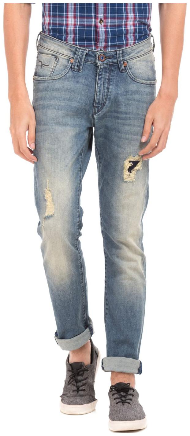

Flying Machine Men Blue Slim Fit Jeans