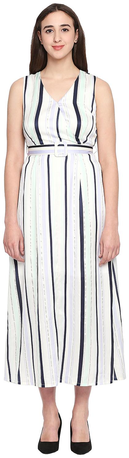 

Forever Glam by Pantaloons White Printed Maxi dress