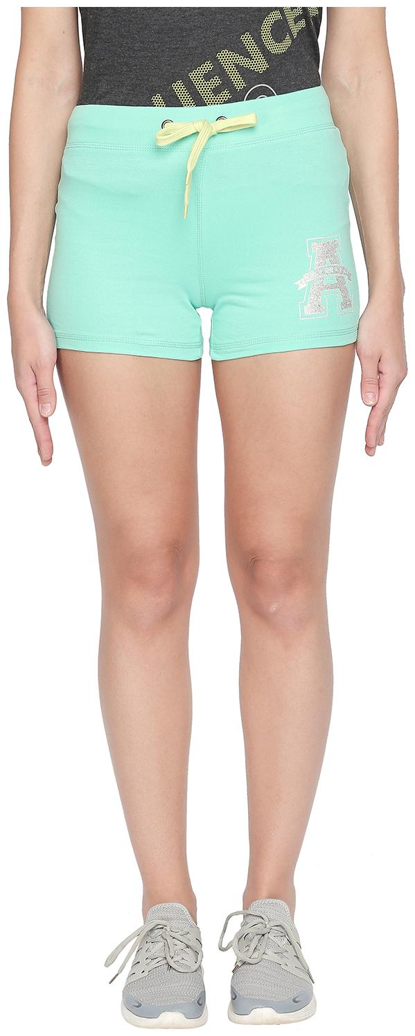 

Ajile By Pantaloons Women Regular fit Cotton Solid Shorts - Green