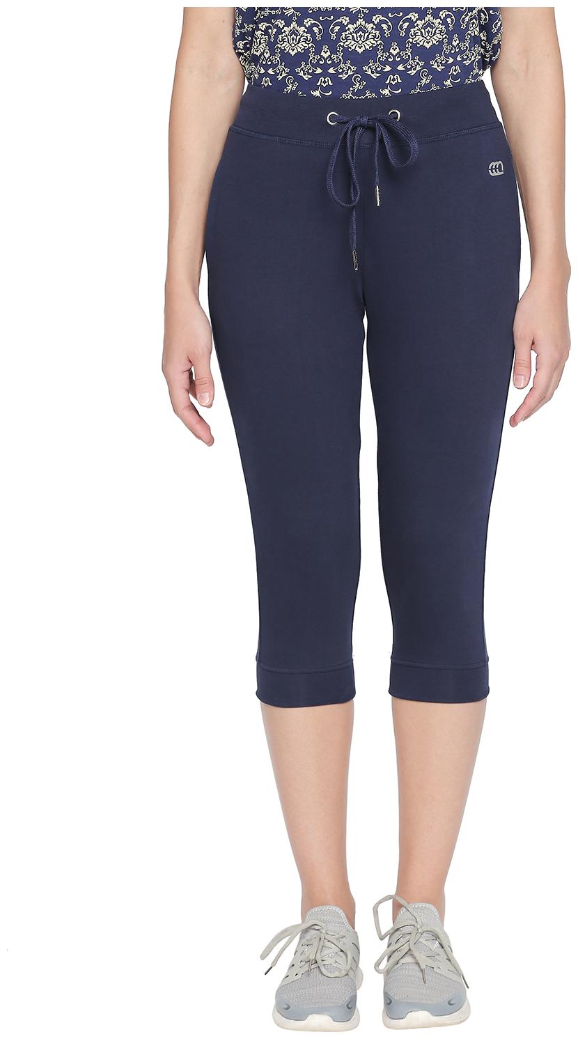 

Ajile By Pantaloons Women Solid Regular capri - Blue