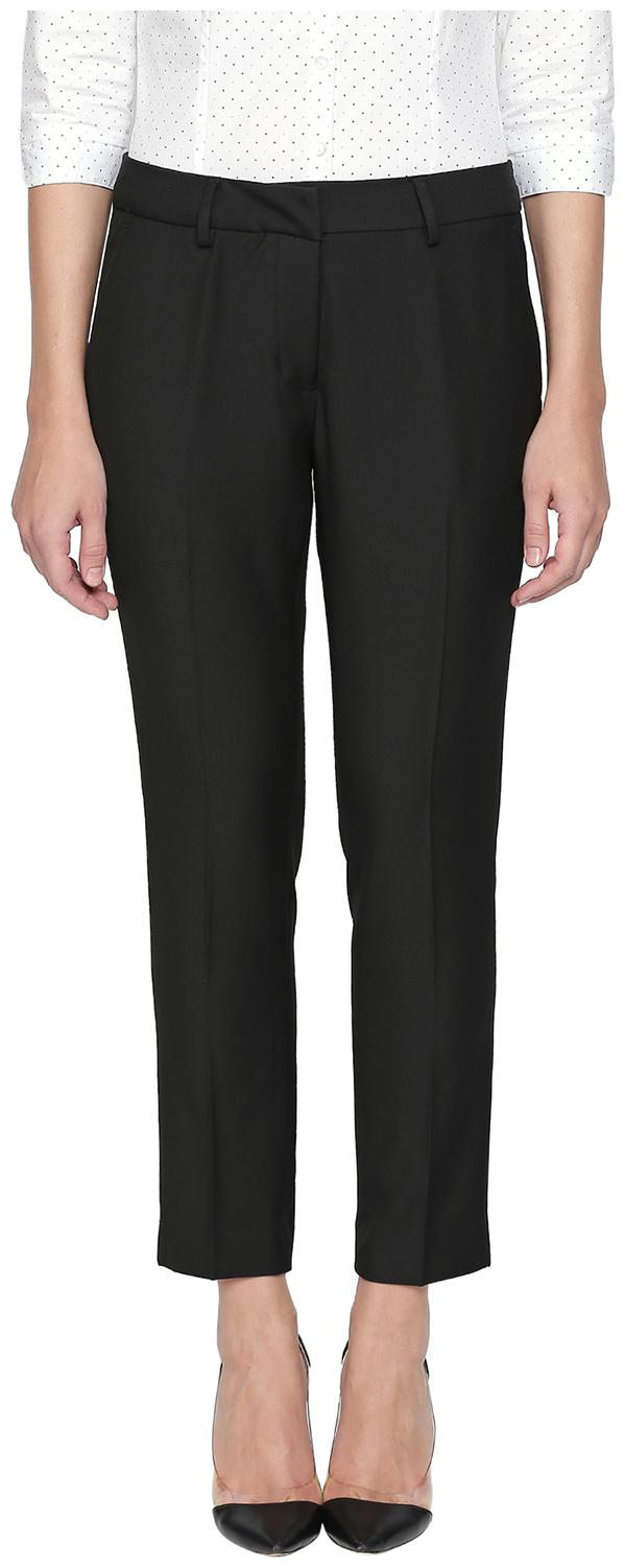 

Annabelle By Pantaloons Women Black Slim fit Regular trousers