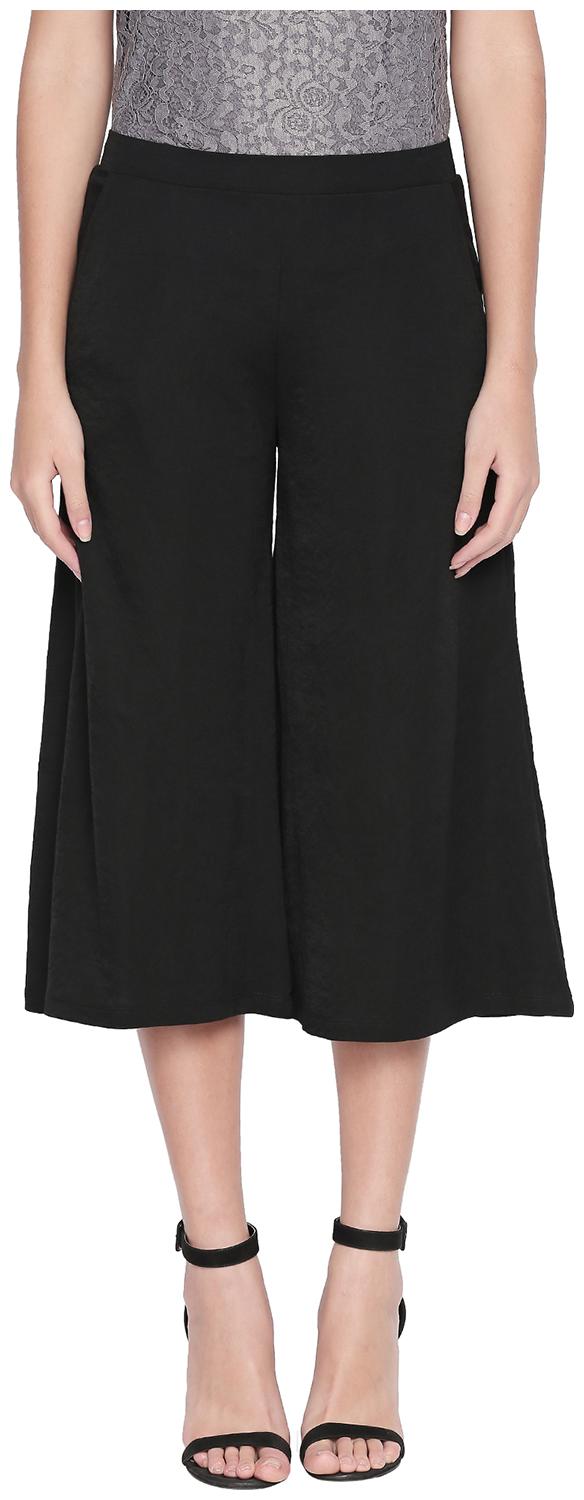 

Forever Glam by Pantaloons Women Black Regular fit Cullotes