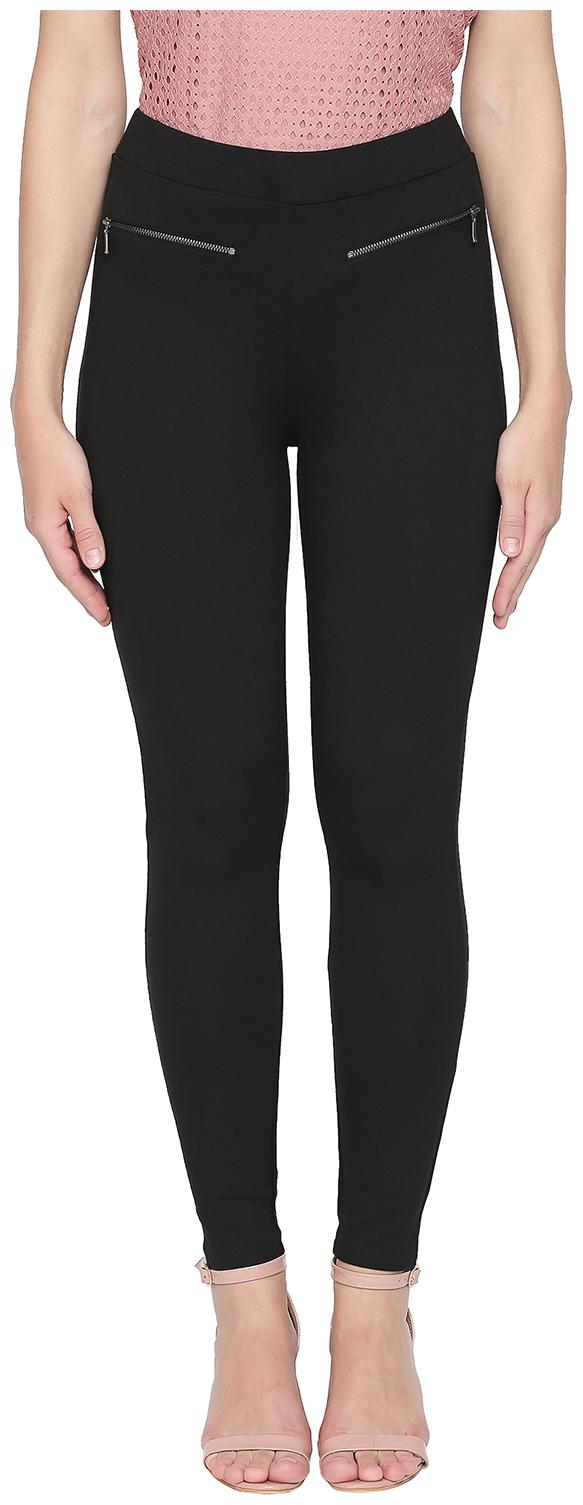 

Forever Glam by Pantaloons Women Blended Tregging Black