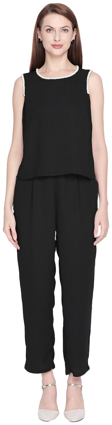 

Forever Glam by Pantaloons Solid Jumpsuit - Black