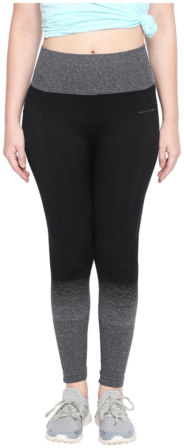 

Ajile By Pantaloons Women Regular fit Blended Solid Track pants - Black