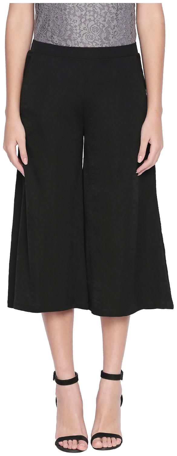 

Forever Glam by Pantaloons Women Black Regular fit Cullotes