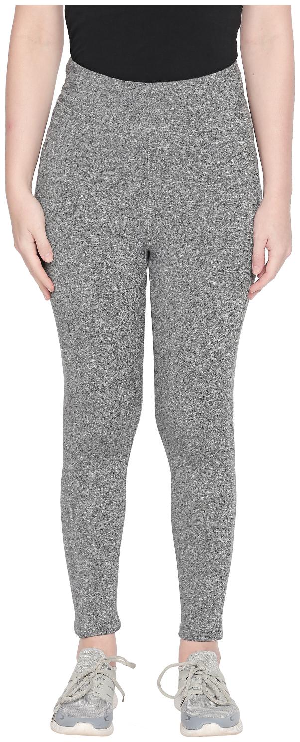 

Ajile By Pantaloons Women Regular fit Polyester Solid Track pants - Grey