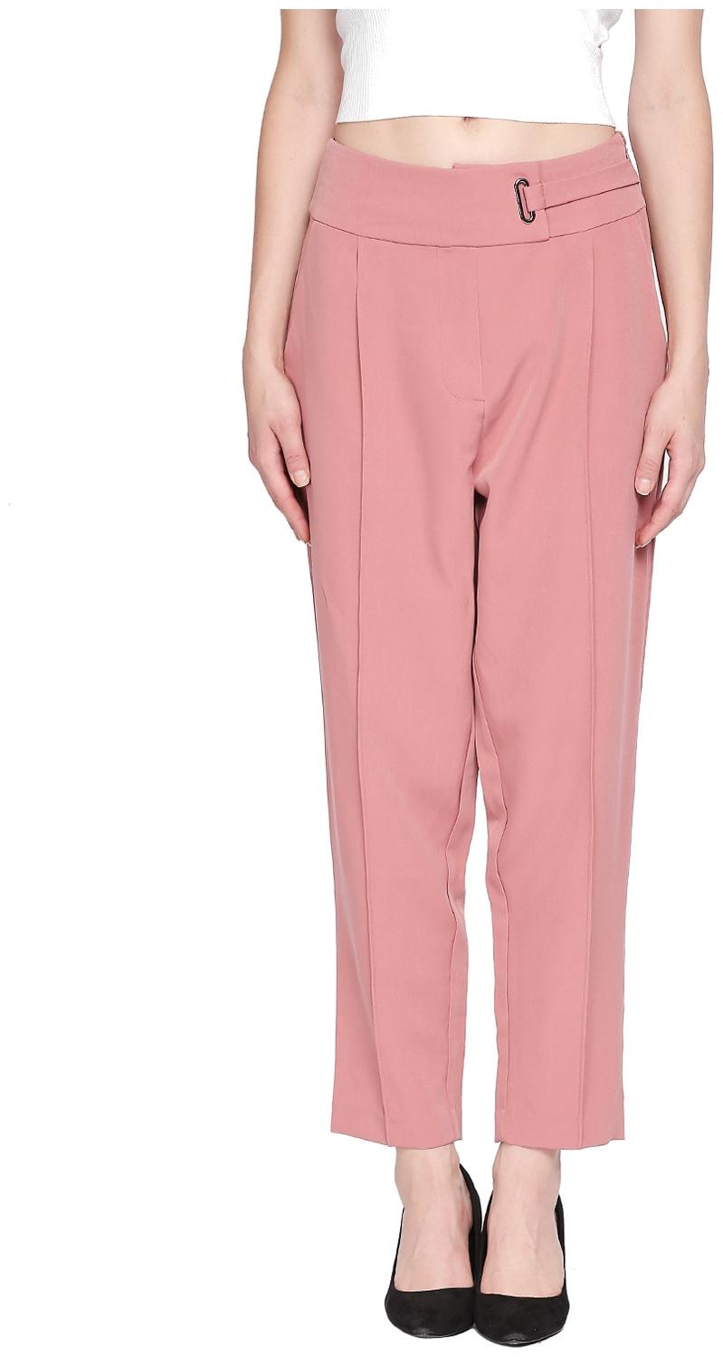 

Forever Glam by Pantaloons Women Pink Slim fit Regular trousers