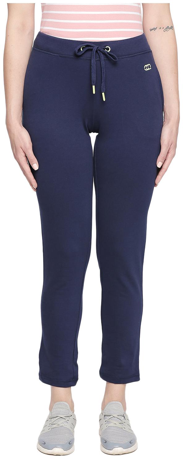 

Ajile By Pantaloons Women Regular fit Cotton Solid Track pants - Blue