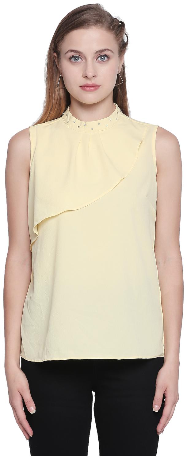 

Forever Glam by Pantaloons Women Embellished A-line top - Yellow