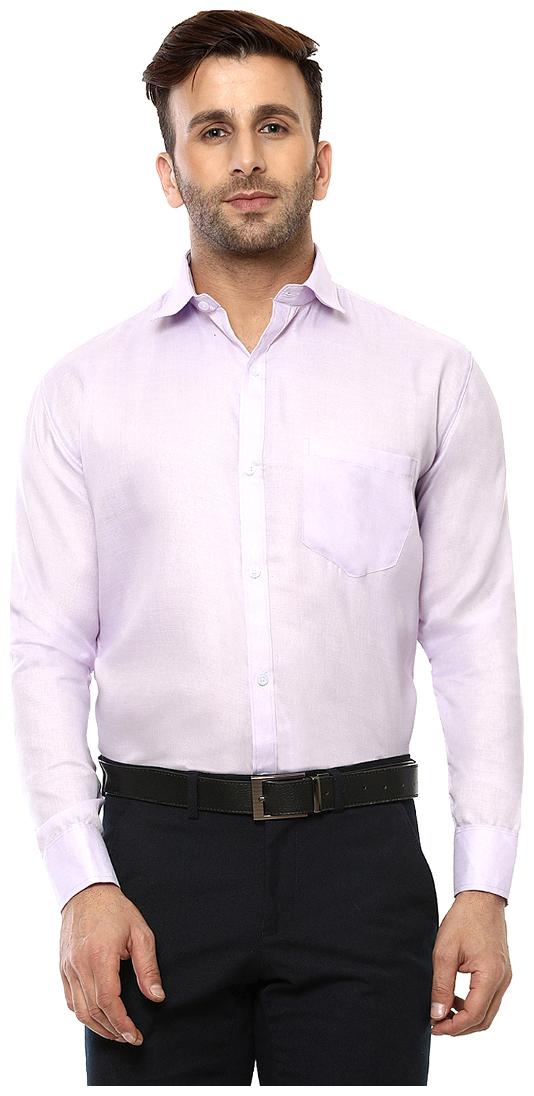 

Hangup Men Purple Solid Slim Fit Casual Shirt
