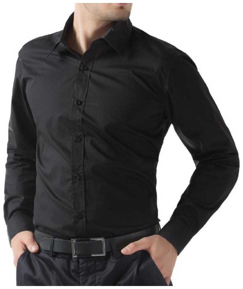 

Vixeen Men Regular fit Formal Shirt - Black