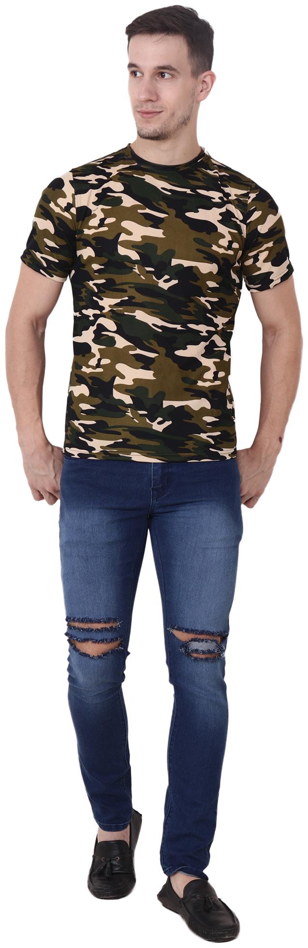 

Fozi Multicolor Round Neck Half Sleeve Casual T-Shirt for Boy s and Men s