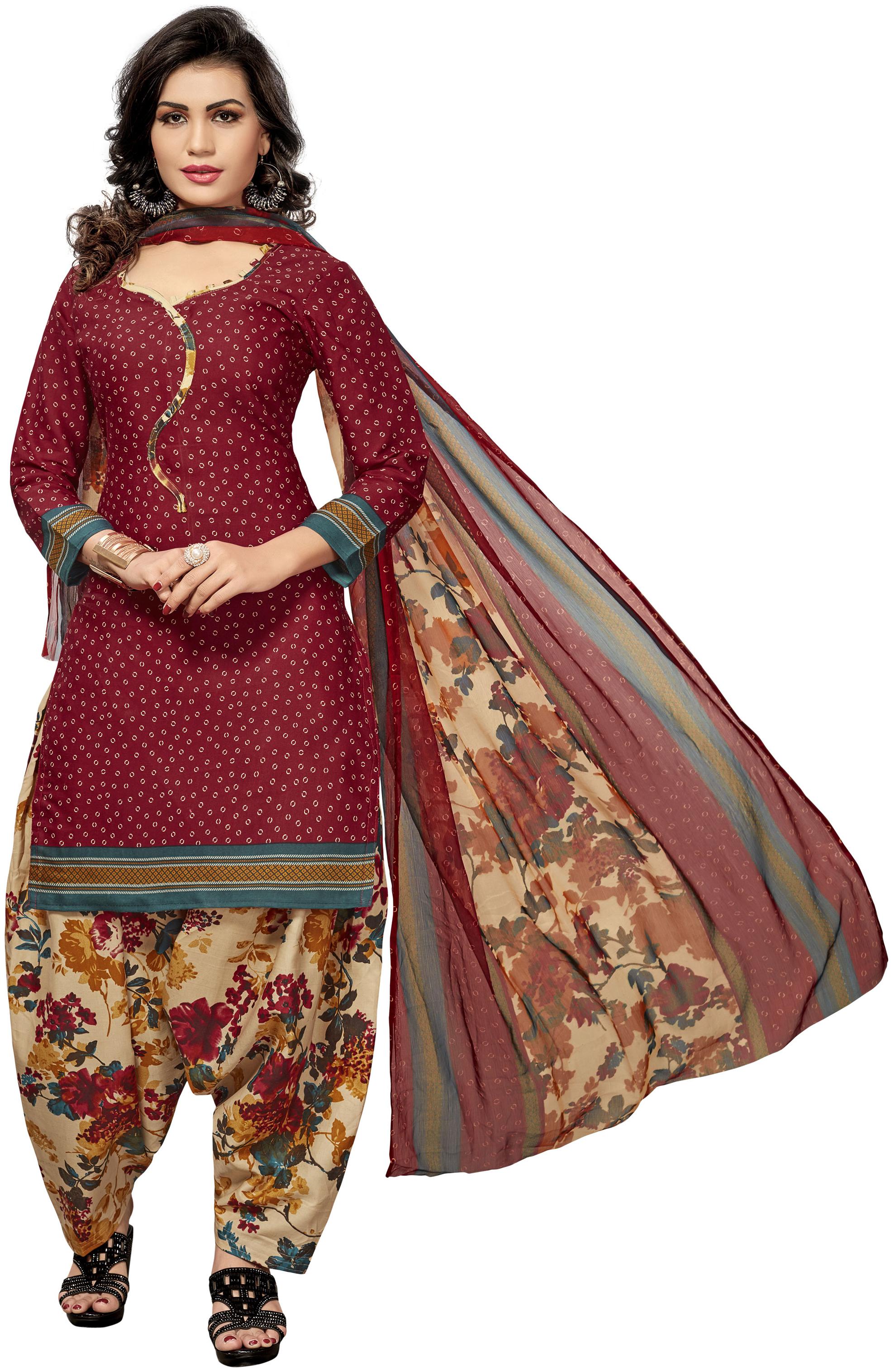 

Freely Smooth Multi Pure Cotton Printed Straight Salwar Suit