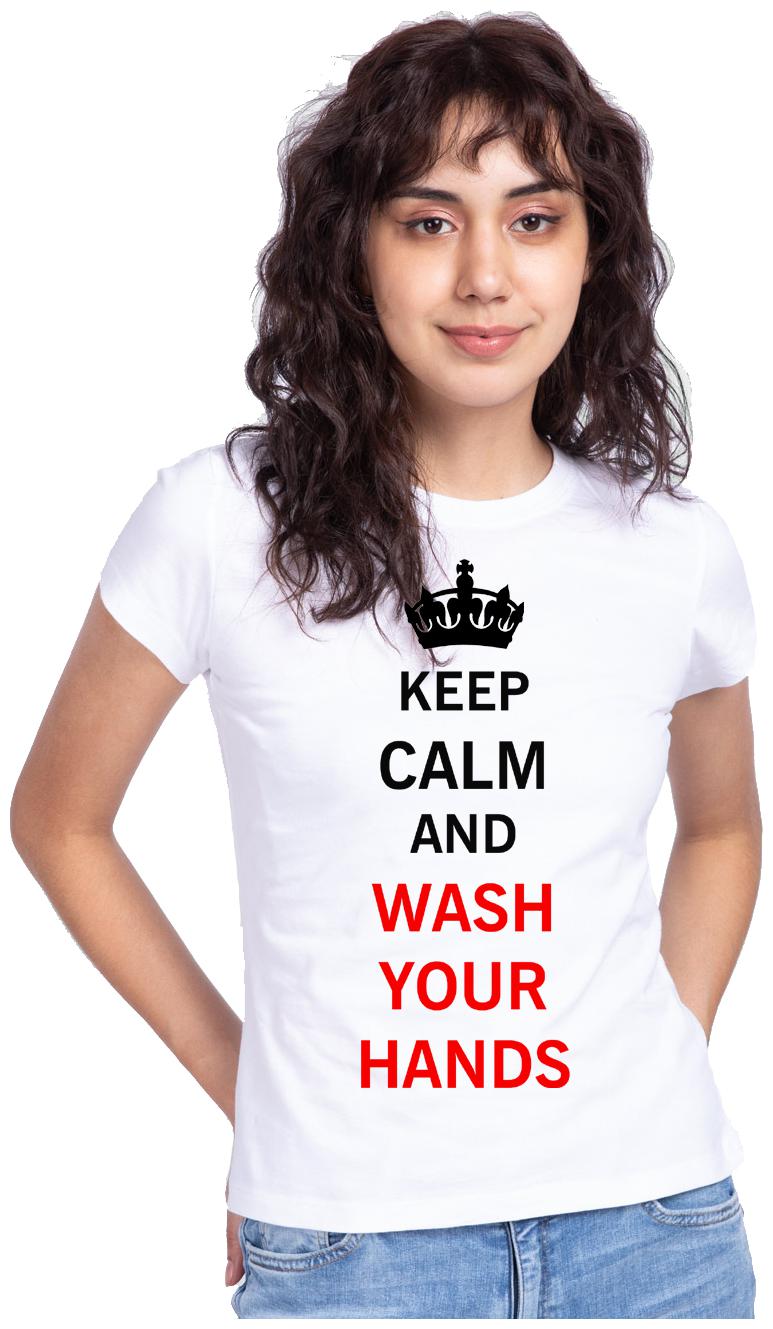 

Freely Women White Regular fit Round neck Cotton T shirt