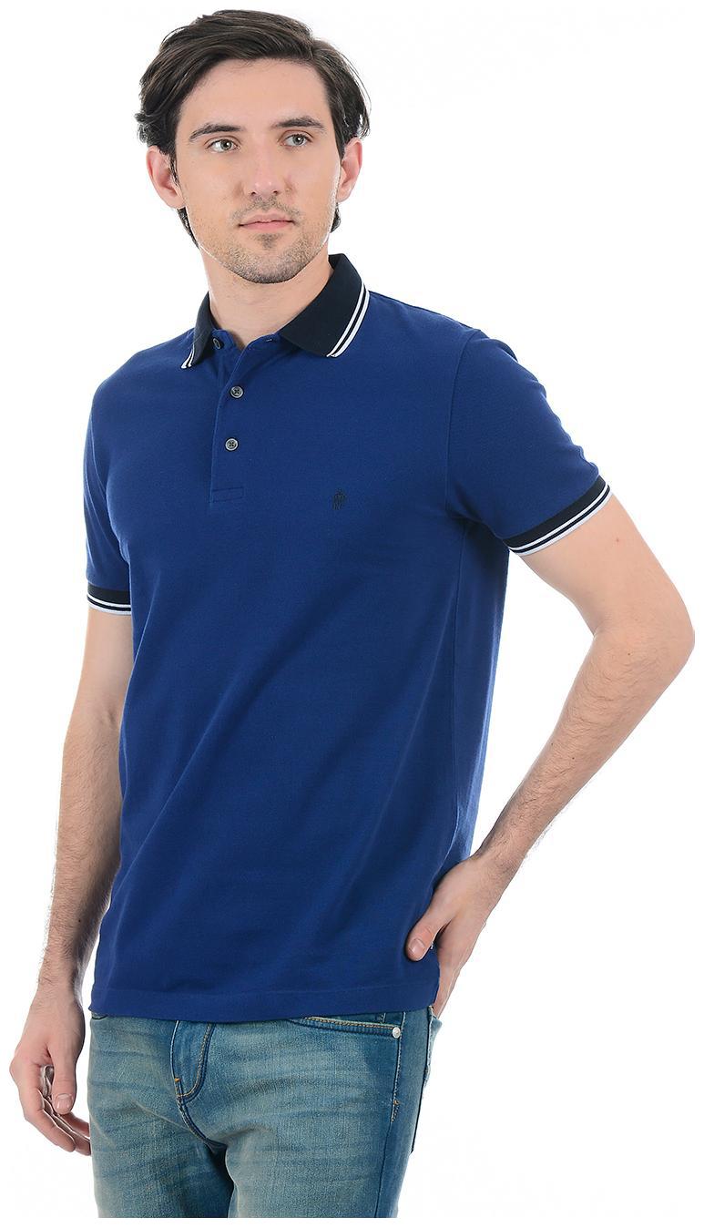 

Fcuk Men Blue Slim fit Cotton Polo collar T-Shirt - Pack Of 1