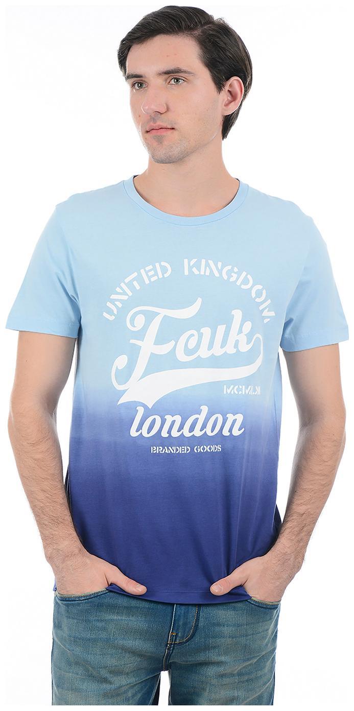 

Fcuk Men Blue Slim fit Cotton Round neck T-Shirt - Pack Of 1