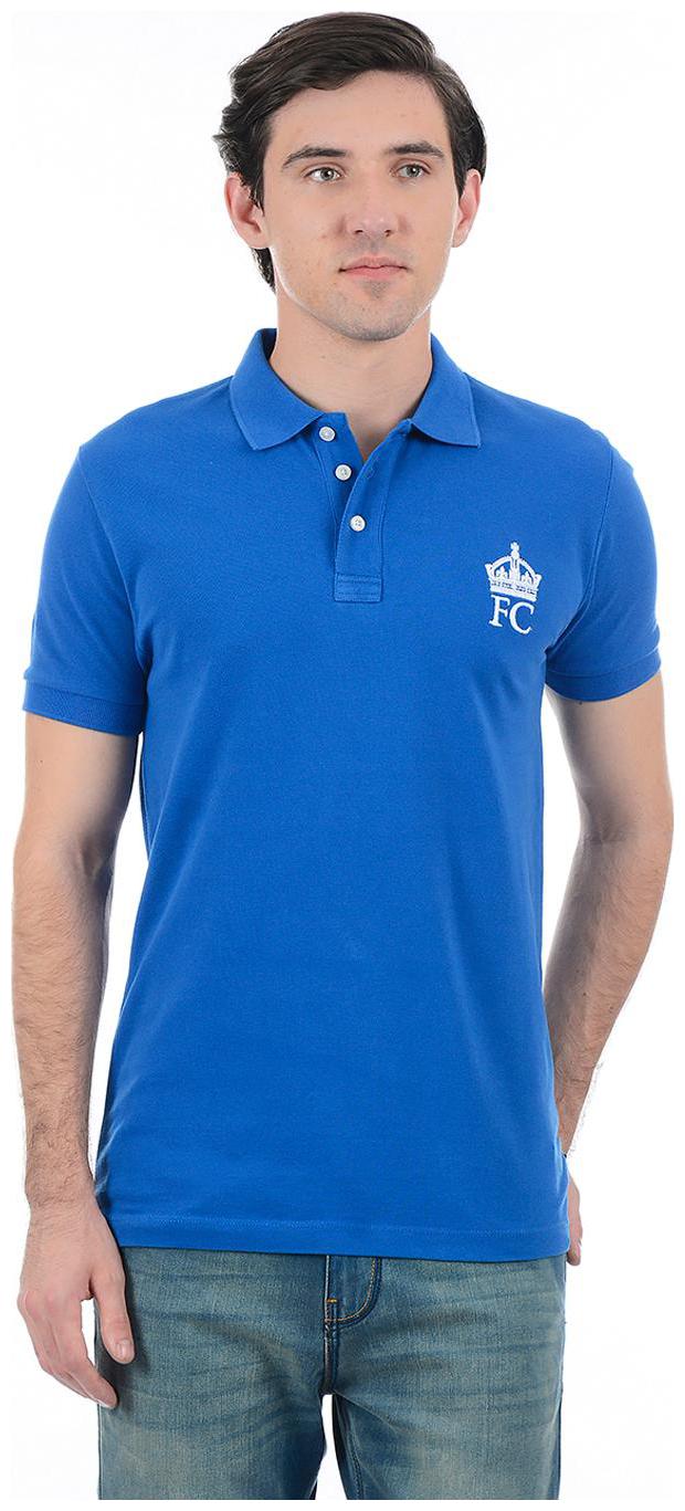 

Fcuk Men Blue Slim fit Cotton Polo collar T-Shirt - Pack Of 1