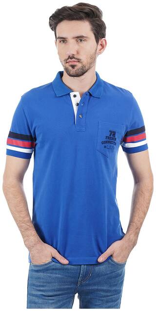 French Connection Men Blue Full Sleeves Casual Shirts