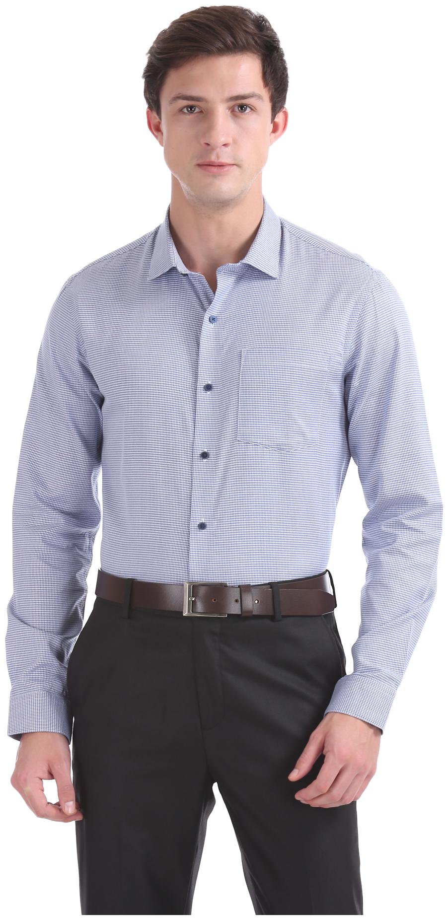 

Arrow Men Slim fit Formal Shirt - Blue