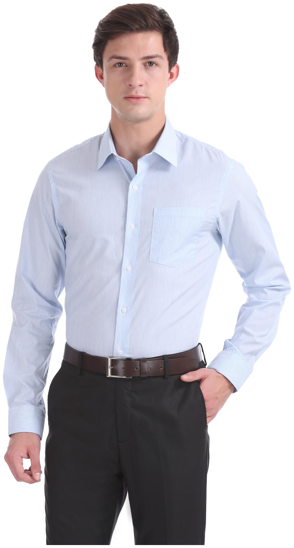 

Arrow Men Slim fit Formal Shirt - Blue