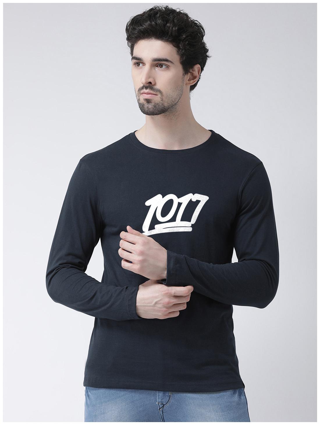 

Friskers Men Navy blue Slim fit Cotton Round neck T-Shirt - Pack Of 1