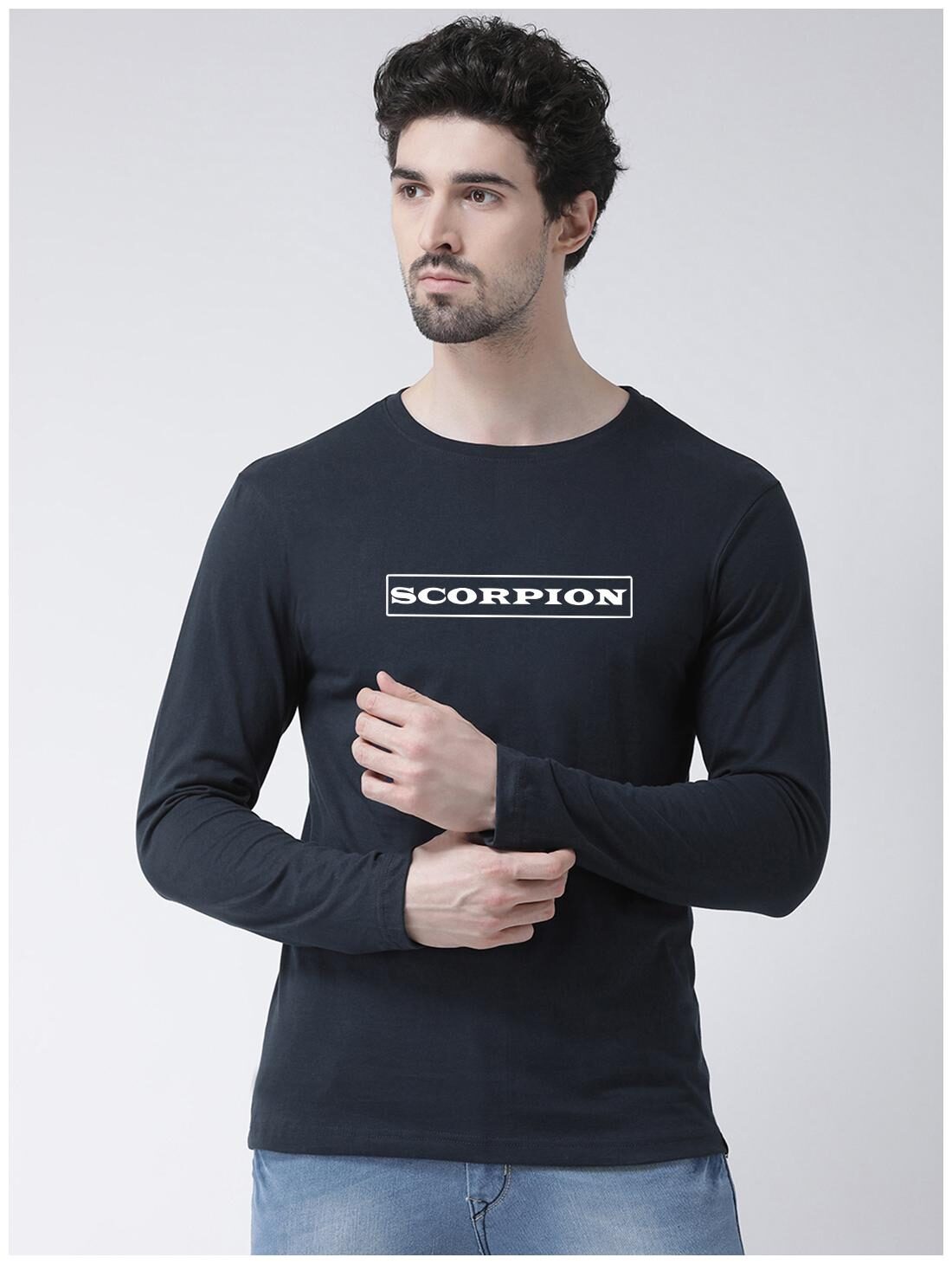 

Friskers Men Navy blue Slim fit Cotton Round neck T-Shirt - Pack Of 1