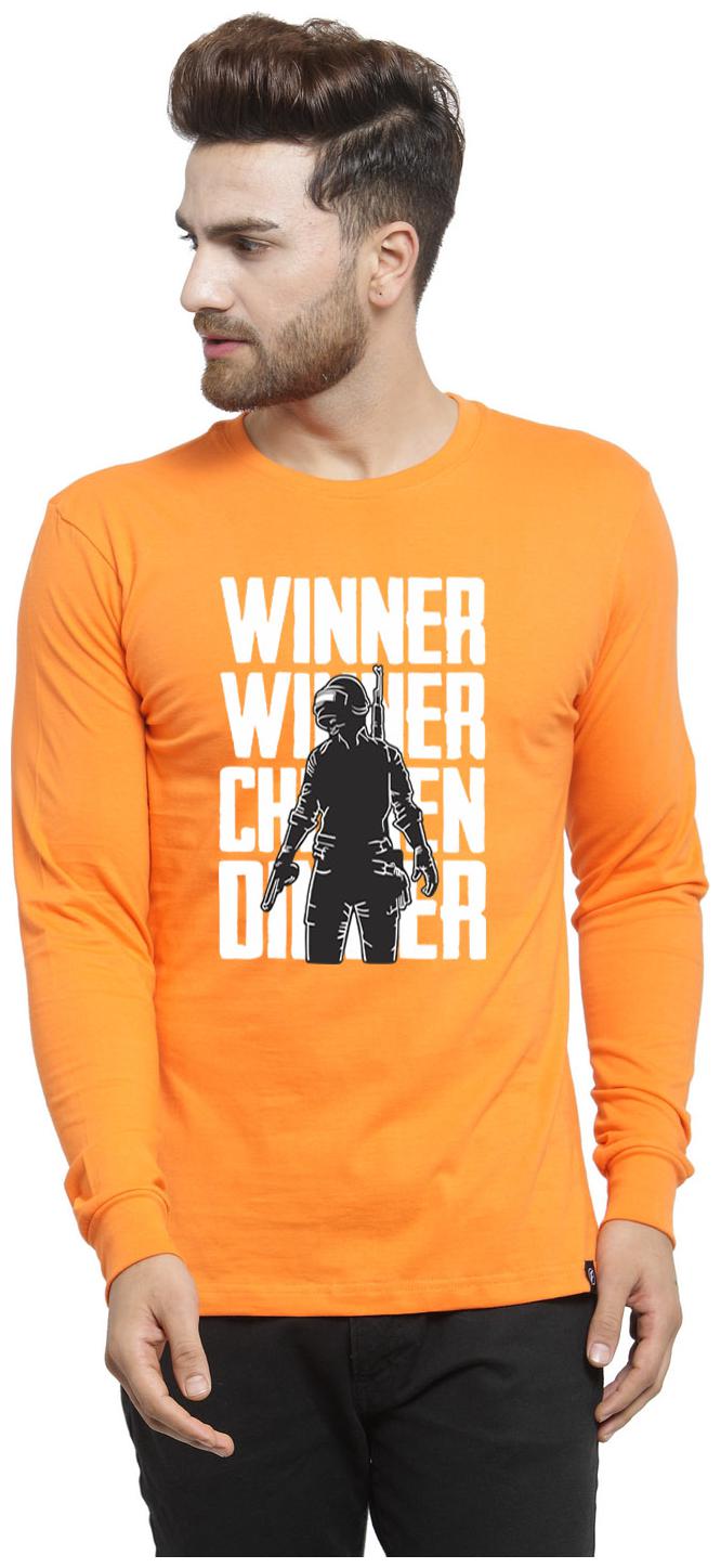 

Friskers Men Orange Regular fit Cotton Round neck T-Shirt - Pack Of 1