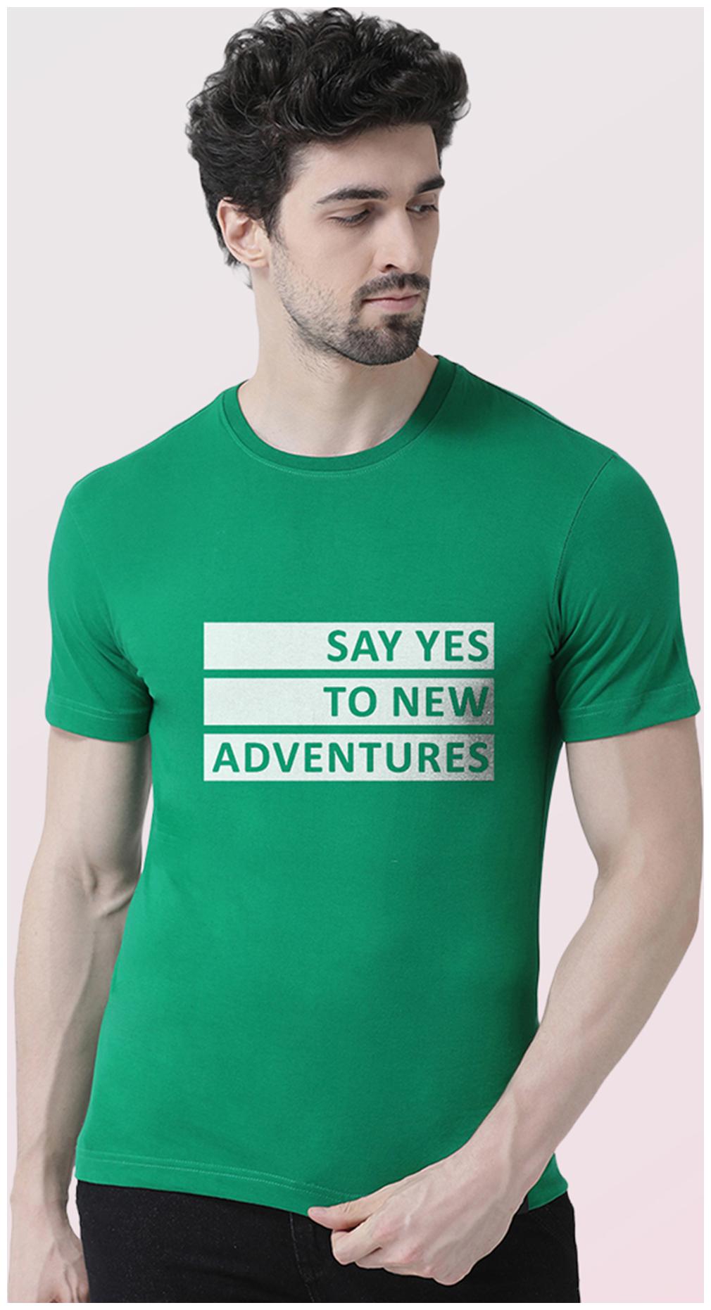 

Friskers Men Green Slim fit Cotton Round neck T-Shirt - Pack Of 1
