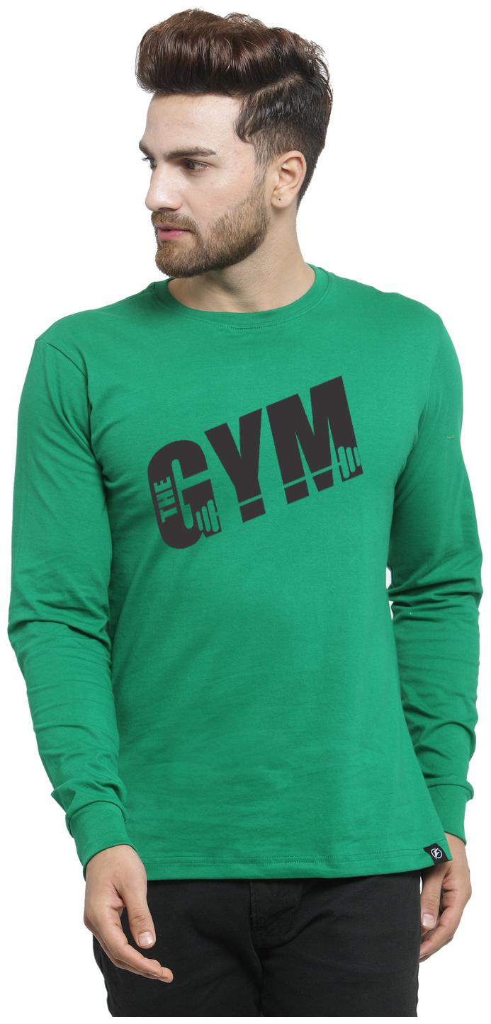 

Friskers Men Green Regular fit Cotton Round neck T-Shirt - Pack Of 1