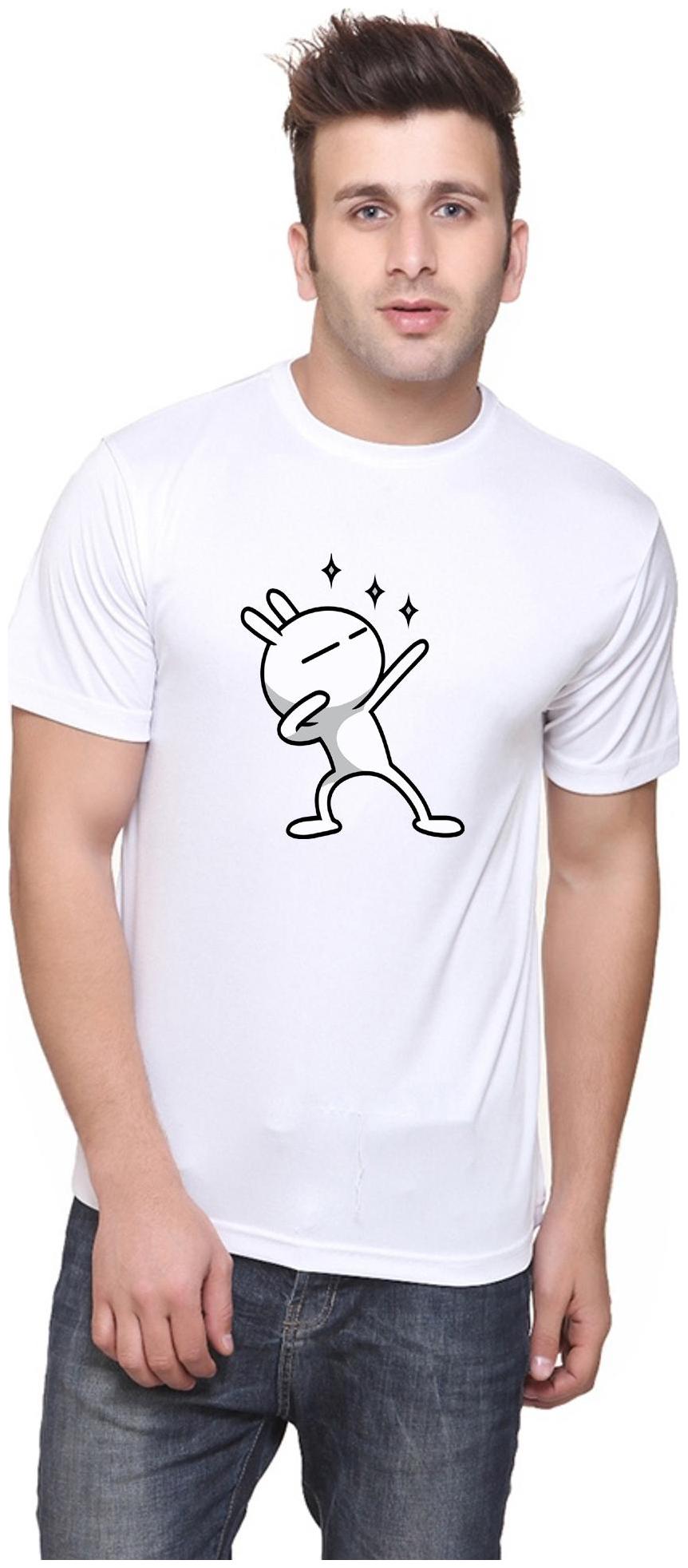 

Friskers Men White Regular fit Cotton Round neck T-Shirt - Pack Of 1