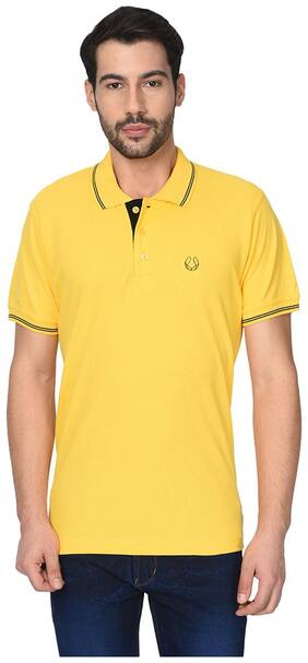 Men Polo Collar Solid T-Shirt Pack Of 1