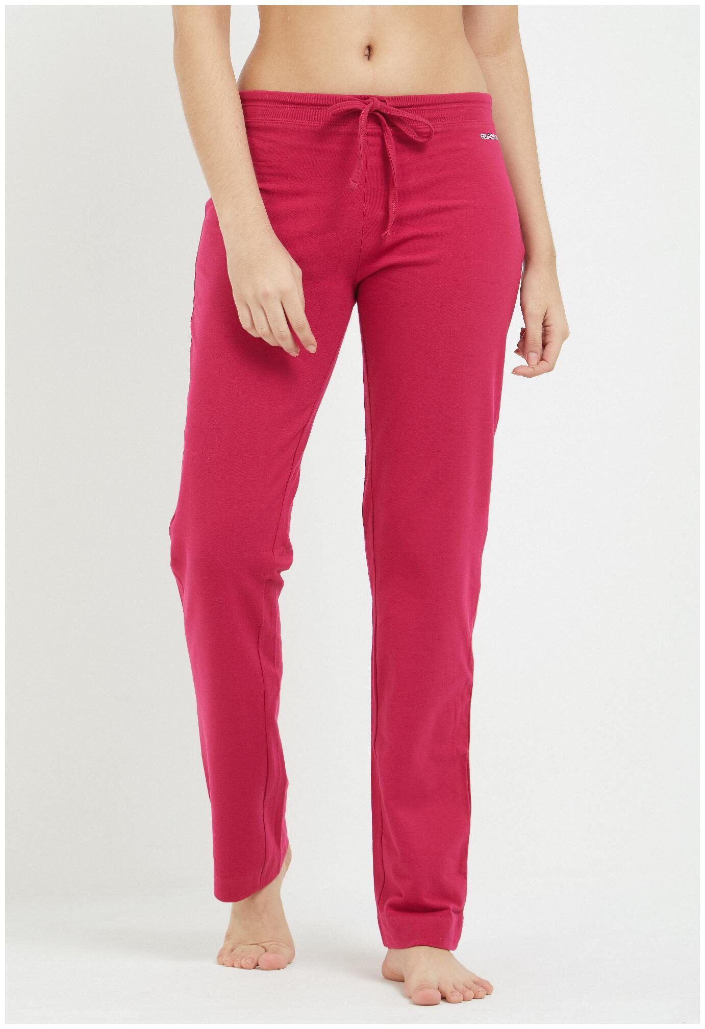 

Fruit Of The Loom Women Red Regular fit Regular pants