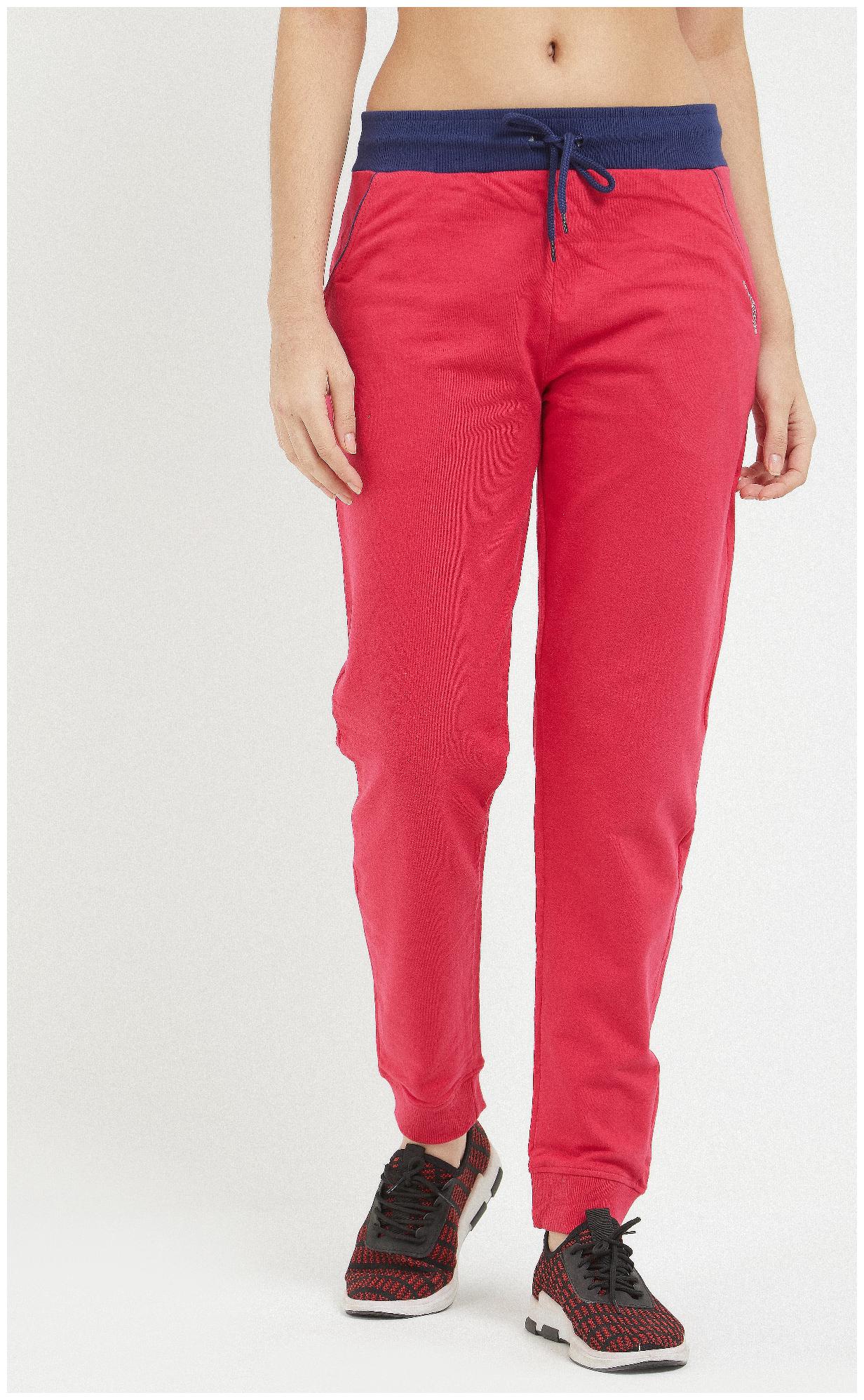 

Fruit Of The Loom Women Pink Regular fit Regular pants