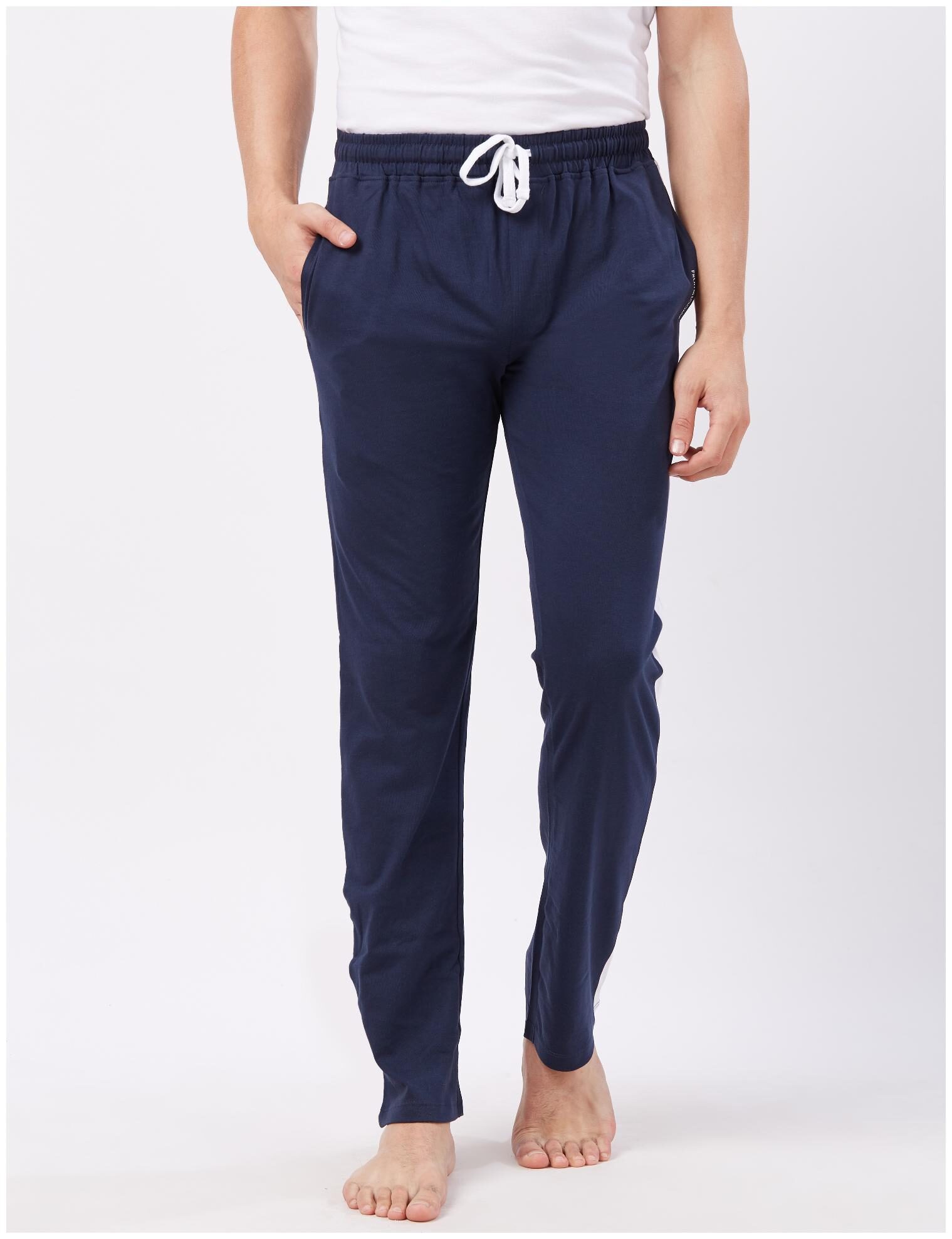 

Fruit Of The Loom Men Blue Solid Regular fit Track pants