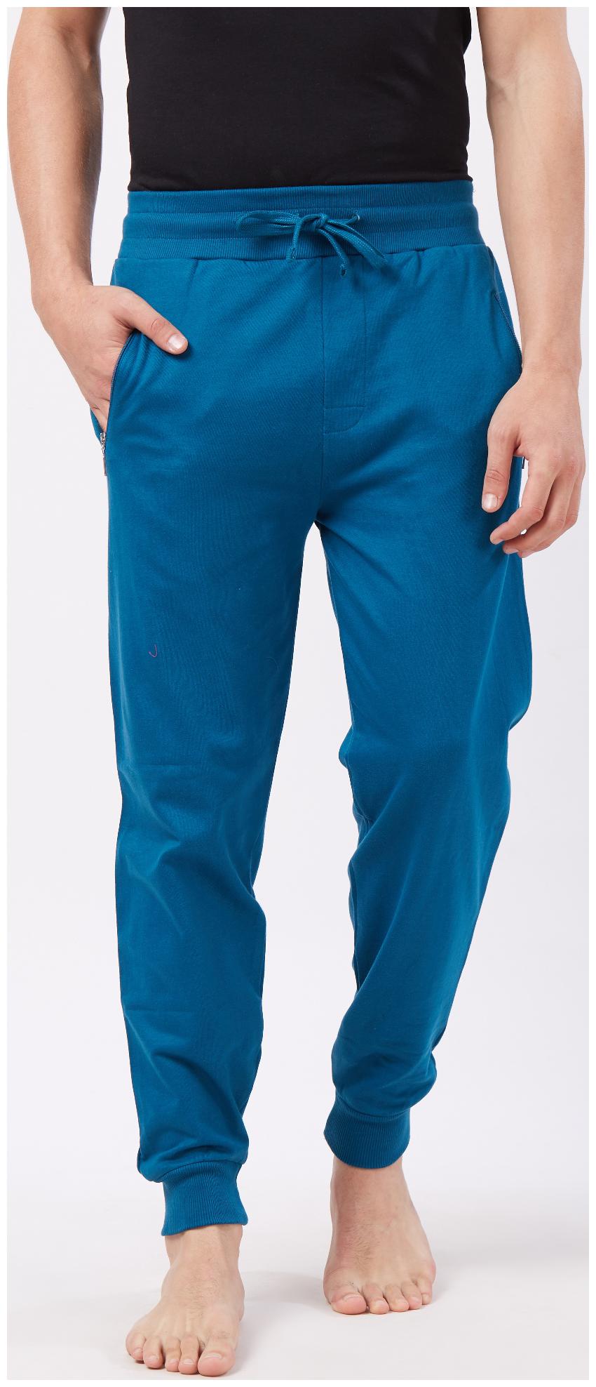 

Fruit Of The Loom Men Blue Solid Regular fit Track pants